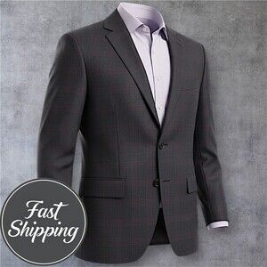 NWOT*KENNETH COLE Mens Blazer Sport Coat Two Button Jacket Suit 42S Unstuctured